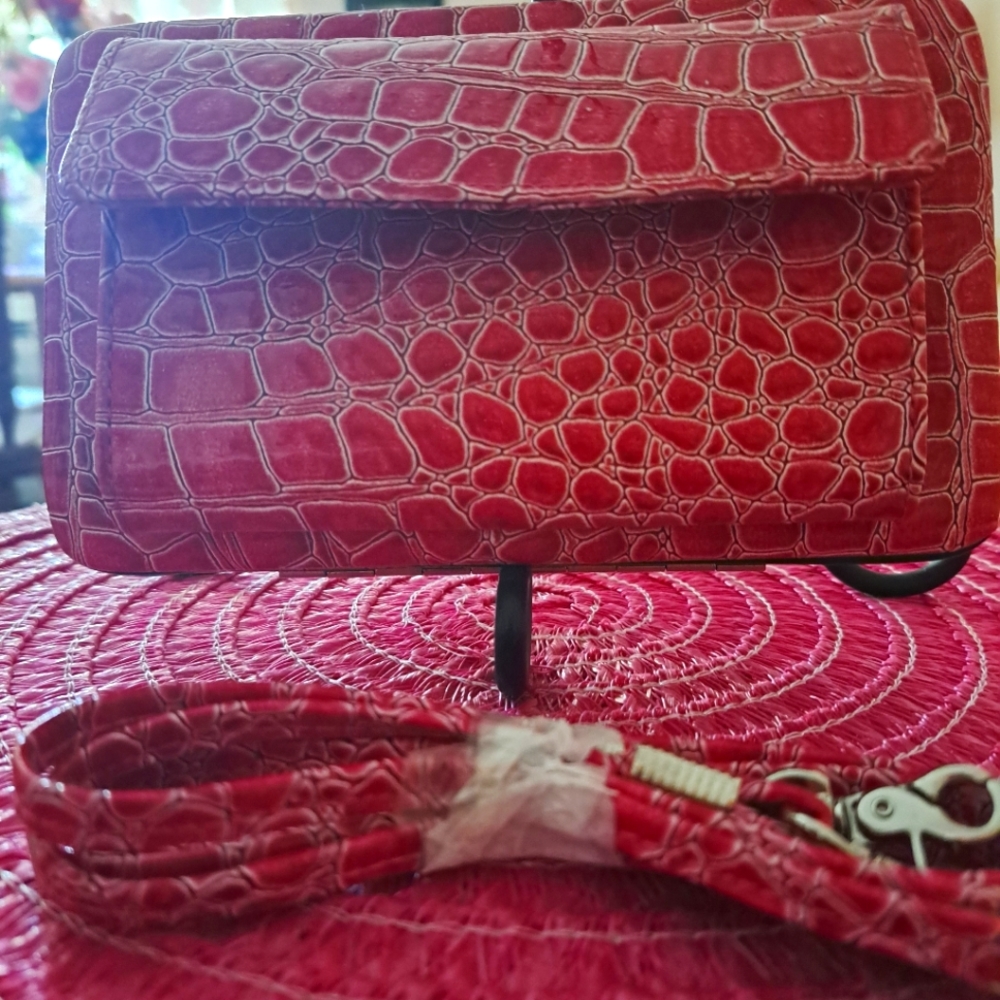 PAIGE PRODUCTS PINK  WALLET & CELL PHONE CLUTCH CROSSBODY